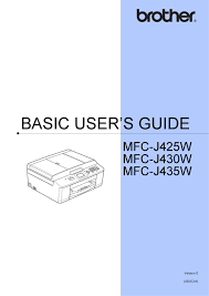 Windows 10 compatibility if you upgrade from windows 7 or windows 8.1 to windows 10, some features of the installed drivers and software may not work correctly. Brother Mfc J430w Basic User S Manual Pdf Download Manualslib