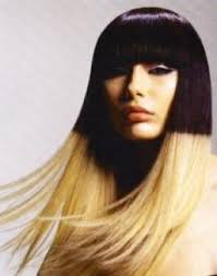 Would love to rock this in the future :d but maybe just in the bangs and half of my under layer. Pictures Hair Highlights Ideas Half Black Half Blonde