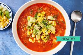 peruvian vegetable quinoa soup with