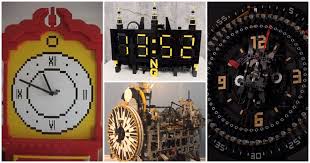 Tick Tock Clock Working Lego Clocks