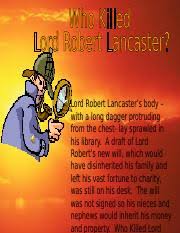 First Old Lord Peter Lancaster Had Free Ear Lobes Second