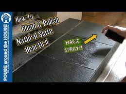 Polish Clean A Natural Slate Hearth