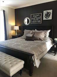 My Master Bedroom Dark Brown Wall With