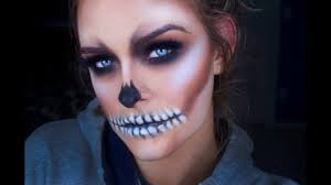 easy halloween skull makeup tutorial