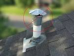 Roof plumbing vent covers