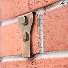 Brick Hook Clips For Hanging 20 Pack
