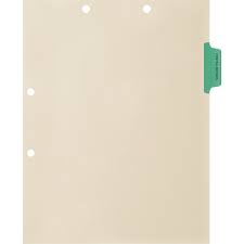 Medical Arts Press Match Colored Side Tab Chart Dividers Hospital Records Position 2 100 Pkg 56766