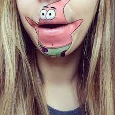 lips become cartoons in new lip art by