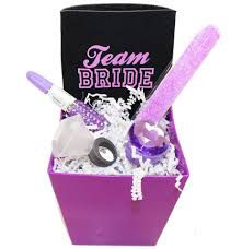 gift basket team bride purple