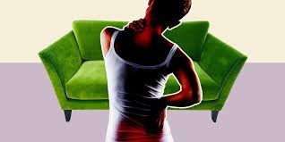 sofa causing back pain how sitting on