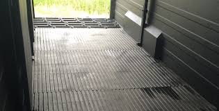 Finally, a permanent solution to a problem that horse and livestock owners have dealt with for years. Trailer Floor Mats