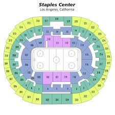 staples center seating guide los