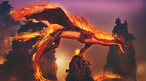 fire dragon wallpaper 4k