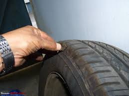 sidewall puncture in less tyre