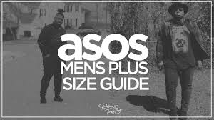 Asos Mens Plus Size Guide