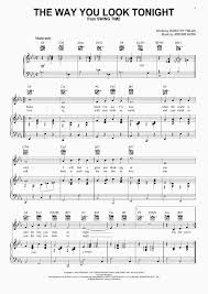 Can i print my music and make copies? The Way You Look Tonight Piano Sheet Music