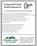 Concord Crest Golf Course... - Concord Crest Golf Course