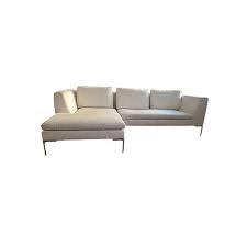 charles sofa with chaise long in fabric