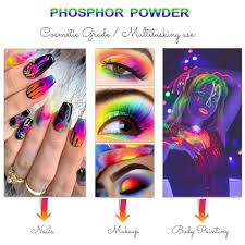 neon eyeshadow makeup phosp powder