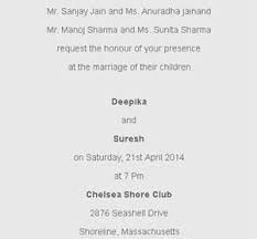 In such informal friendly letters, we do. Wedding Card Wordings Archives Event Management India