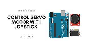 control servo motor with joystick