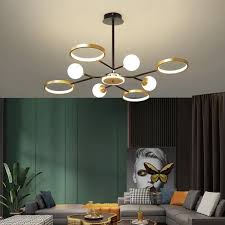 8 light chandelier warm ceiling light