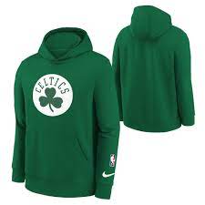 Boston Celtics Nike Essential Logo Fleece Kapuzenpullover - Kinder