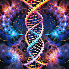 ДНК космос, фрактал» — создано в Шедевруме