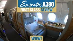 emirates a380 first cl review