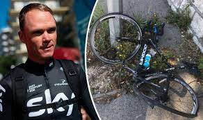 Chris froome's rivals feared he was dead after crash that left him with broken leg, ribs and elbow chris froome crashed in practice before stage four of the criterium du dauphine he suffered fractured ribs, a fractured femur and a broken elbow in the accident Chris Froome Accident Cyclist Victim Of Hit And Run During Tour De France Training Other Sport Express Co Uk