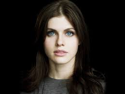 Eye color black blue brown green gray orange purple red white yellow pink blue / green not visible. Blue Eyed Brunette Actress Alexandra Daddario Photo On A Black Background Wallpapers And Images Wallpapers Pictures Photos