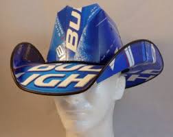 Items Similar To Beer Box Hats Any Brand Hand Made On Etsy Beer Box Beer Box Hat Bud Light