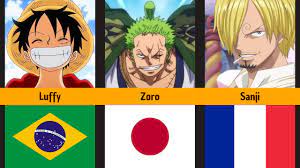 One Piece character's nationalities revealed - YouTube