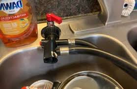 portable dishwasher to a pull out faucet