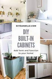 19 stunning diy built in cabinets to