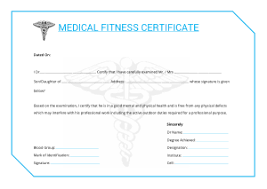 student cal fitness certificate