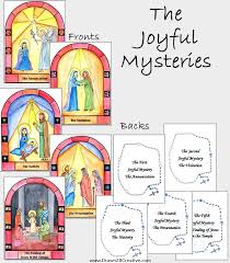 Similiar printable rosary prayer keywords with how to pray. Printable Watercolor Mysteries Of The Rosary Cards Drawn2bcreative