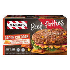 tgi fridays beef patties bacon cheddar