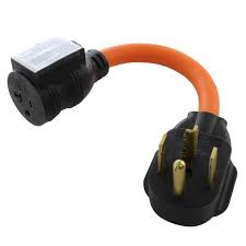 These breakers typically offer double pole protection to prevent the circuit from drawing too much. Ac Works 1 5 Ft 30 Amp 4 Prong 14 30p Dryer Plug To Household Outlet With 20 Amp Breaker S1430cb520 The Home Depot