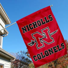 nicholls state colonels banner flag