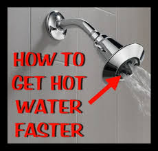 hot water to faucet takes too long