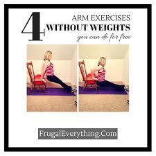 arm exercises without weights you can