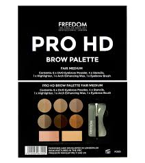 proartist freedom pro hd brow palette