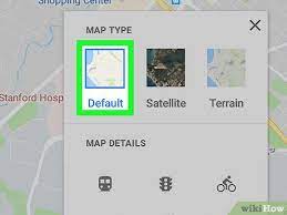 turn off satellite view on google maps
