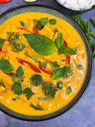 thai panang curry with vegetables