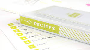 free printable recipe binder kit