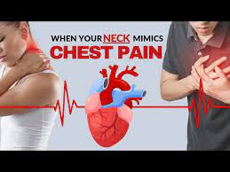 neck causes chest pain cervical angina