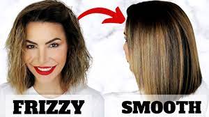 how to keep frizzy hair smooth in