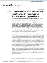 insulin dextrose treatment