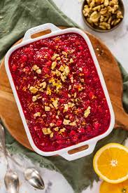 cranberry salad with raspberry jello